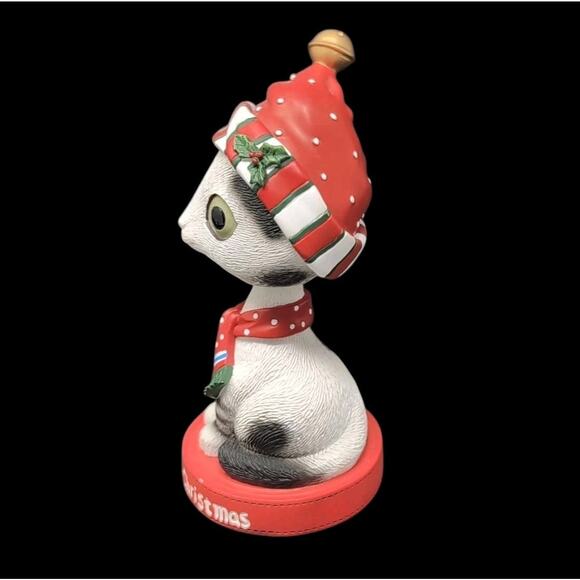 Twisted Whiskers Cat A Purr-fect Christmas Bobble Head American Greetings Decor - Picture 5 of 9
